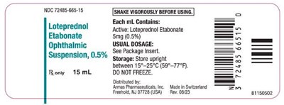 15 mL Container Label (Loteprednol Suspension 0.5 15 mL Container)